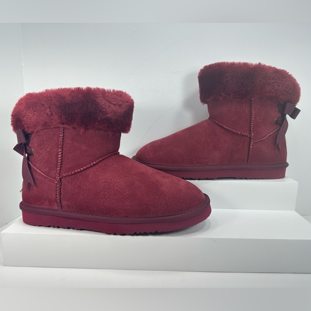 NEW - Lamo Water and Stain Resistant
Suede Short Boots - Adele